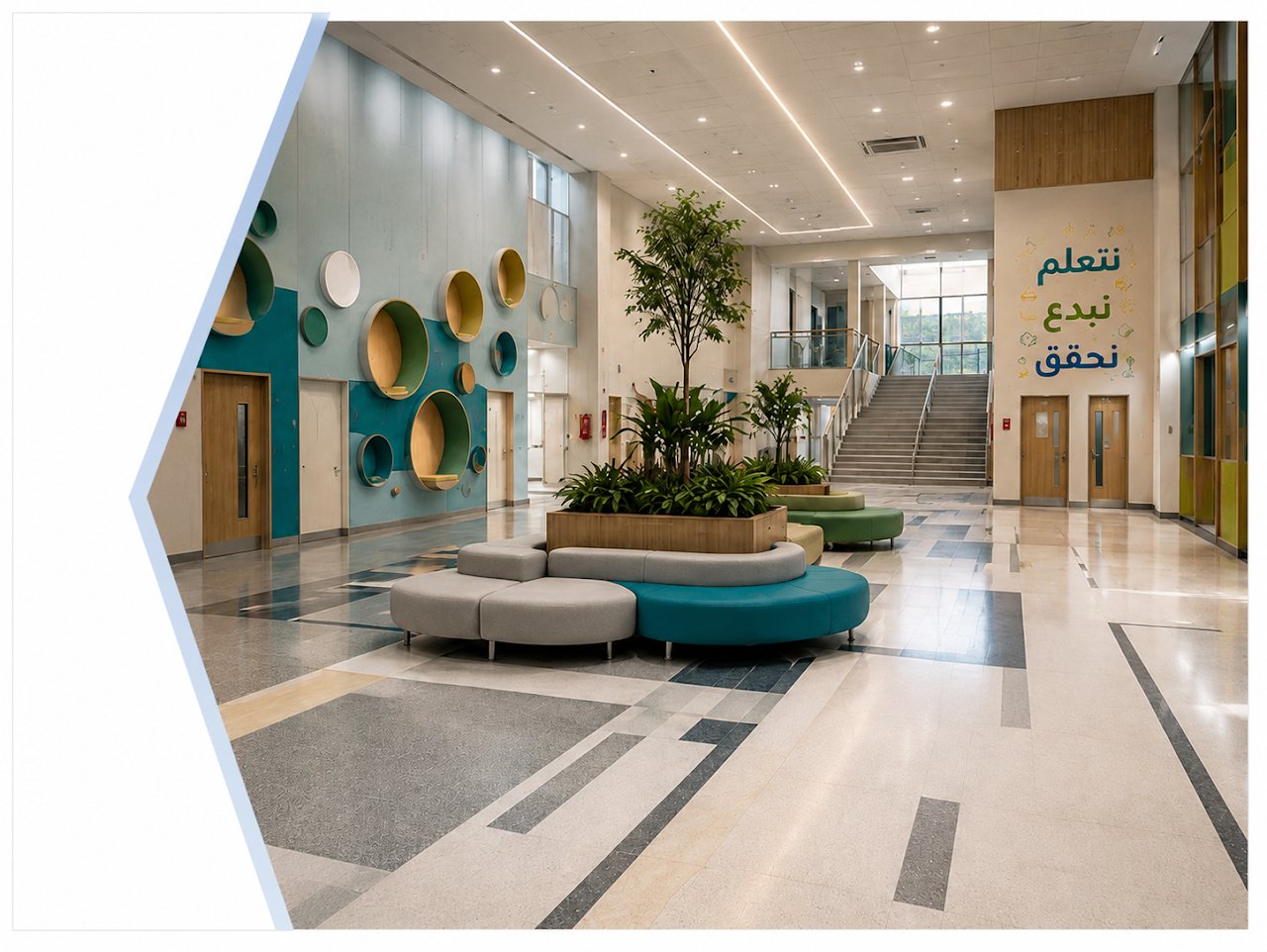 الأرضيات والتشطيبات